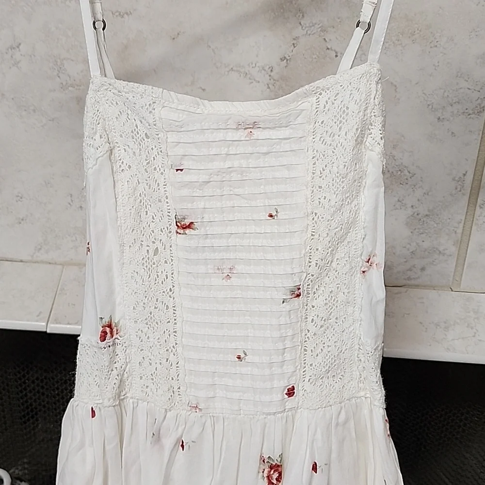 🌹 ABERCROMBIE Floral Cotton Maxi Dress 🌹
